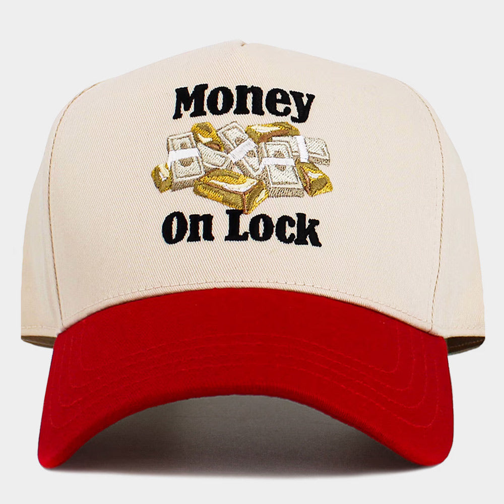 Money On Lock Embroidered Baseball Cap