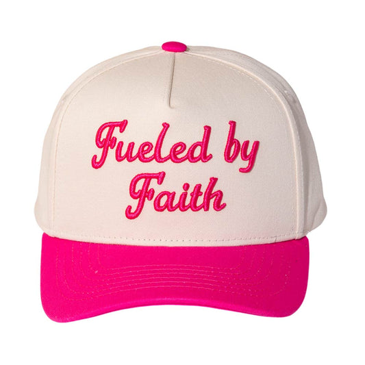 Fueled by Faith Embroidered Baseball Cap