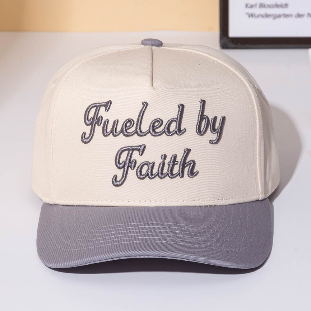 Fueled by Faith Embroidered Baseball Cap
