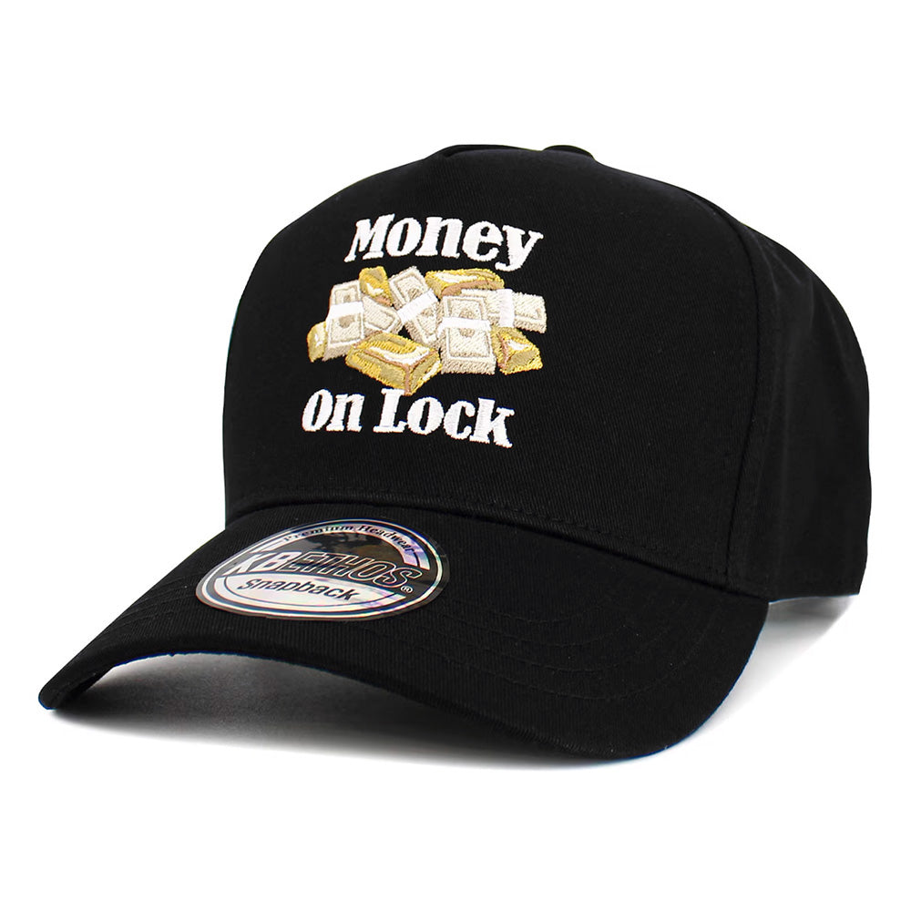 Money On Lock Embroidered Baseball Cap