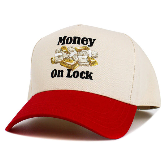 Money On Lock Embroidered Baseball Cap