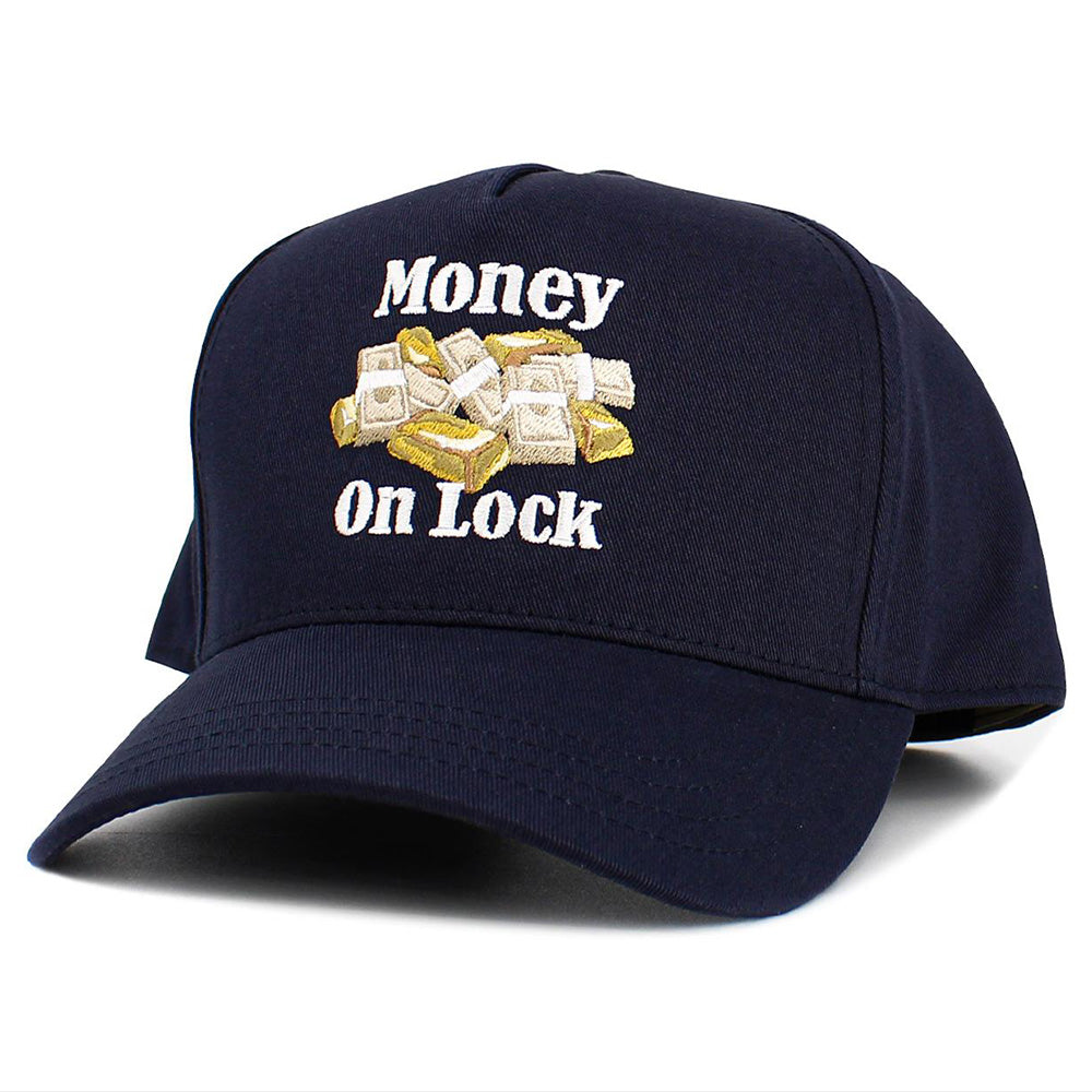 Money On Lock Embroidered Baseball Cap